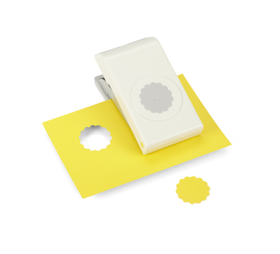 scallop circle - paper punch 1.25 inch